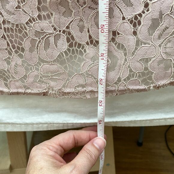 Lulus Mermaid Maxi Dress Womens Small Mauve Pink Lace Maxi Sleeveless Gown - Picture 11 of 11